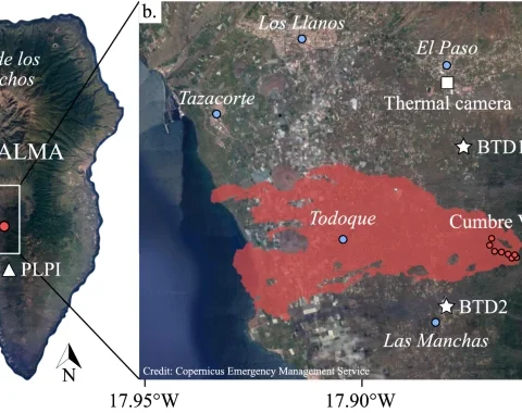 Published in Nature Journal: Explosive eruption style modulates volcanic electrification signals