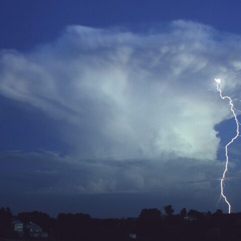 lightning strikes